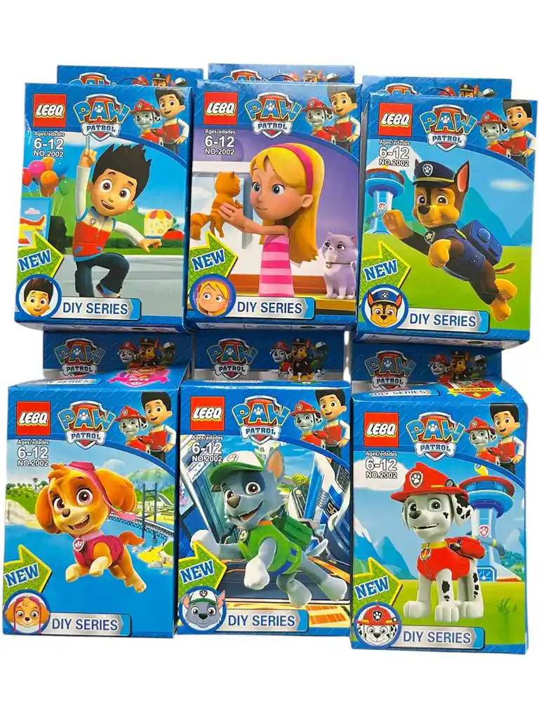 Juguete Paw Patrol Figuras Para Armar
