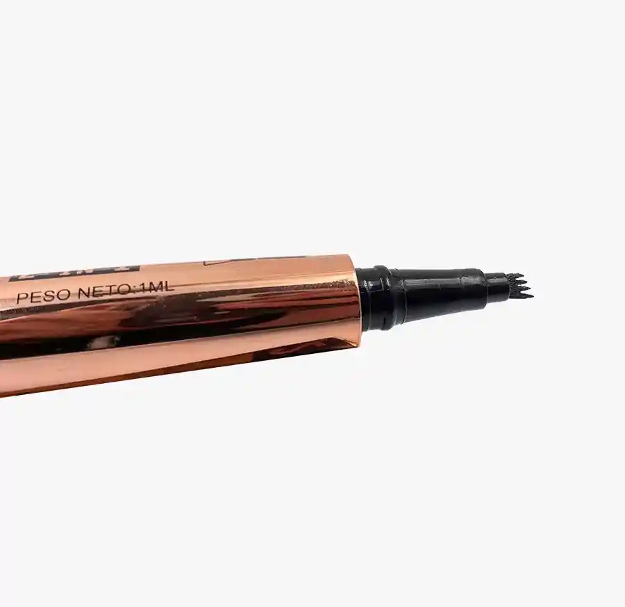 Delineador Cejas Y Ojos 3 Pelos 2 En 1 Myk Eyebrow Y Eyeliner