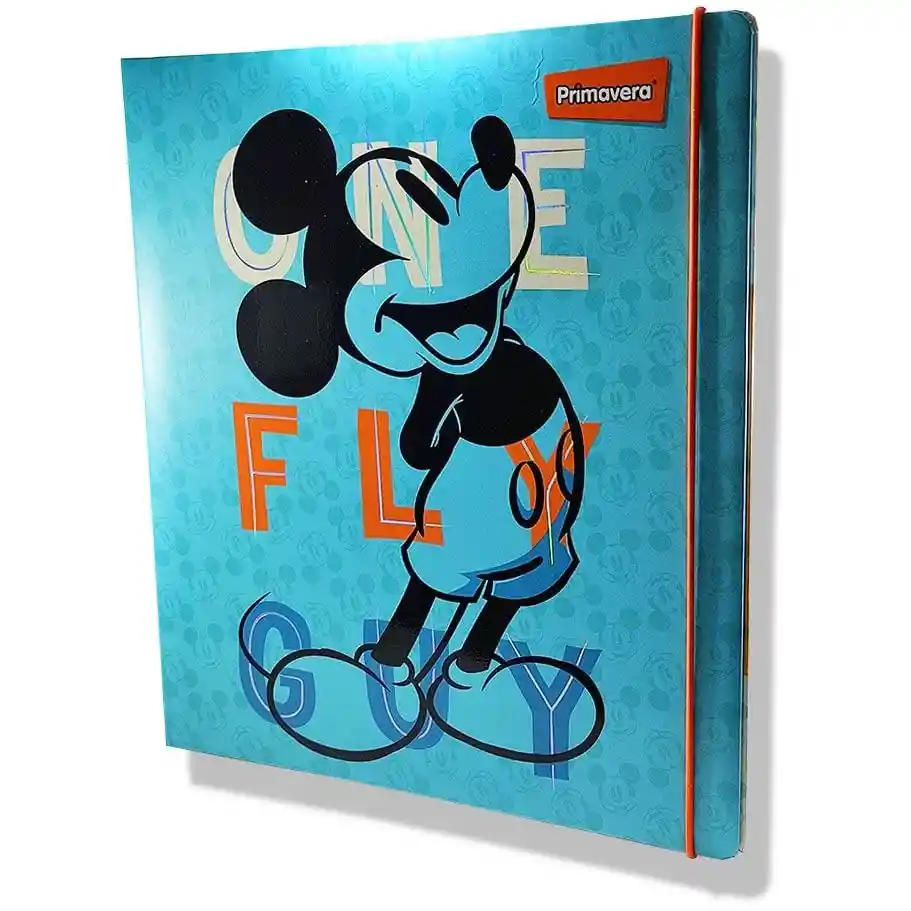 Folder Carpeta Pasta Dura Escolar Con Caucho Primavera Disney Hombre