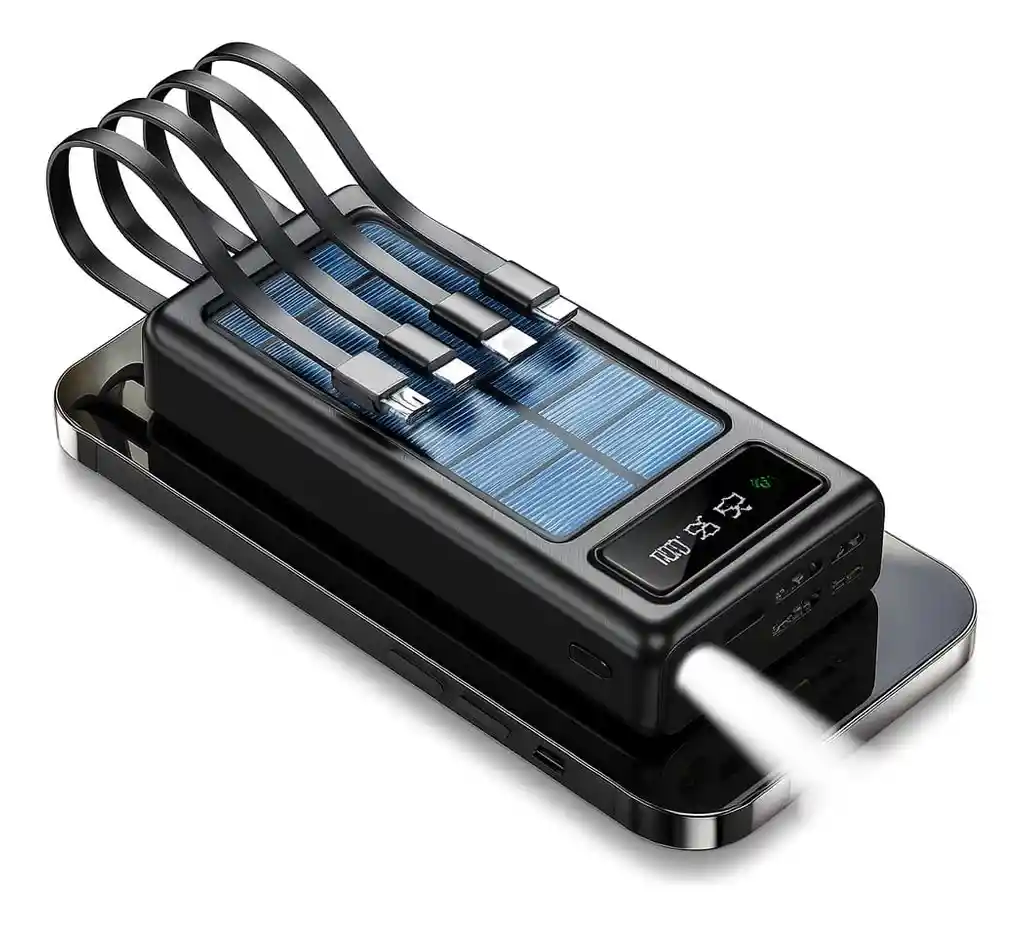 Power Bank Solar 20000mah Multipuertos