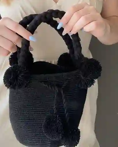 Mochilas Wayúu De Manito Negra