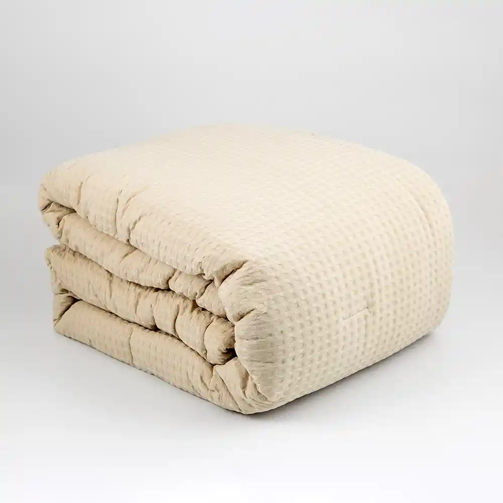 Edredon Expressions King 200x200cm Beige Poliester