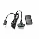 Carga Juega Xbox 360 Bateria Pila Recargable Generico Negro
