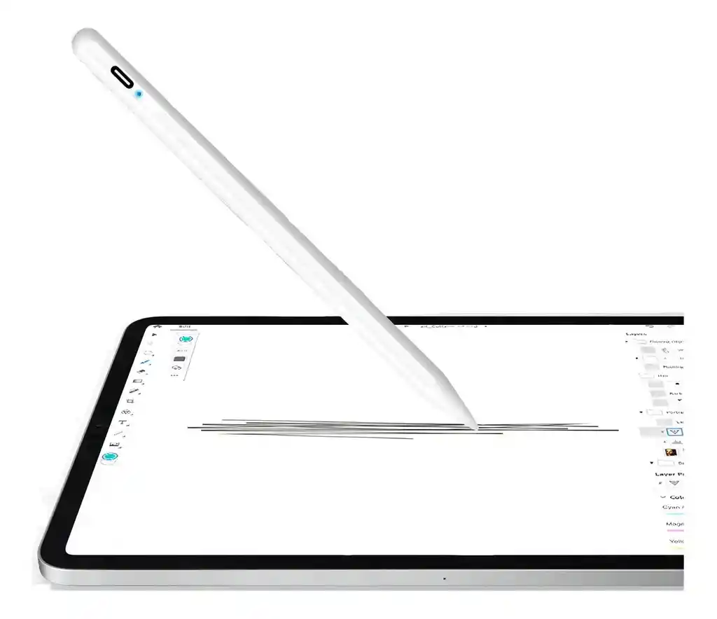 Lapiz Optico Universal Stylus Pen 9 Gen Para Ipad Rechazo Palma Magnét