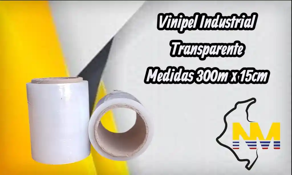 Vinipel Industrial Transparente 300m*15cm