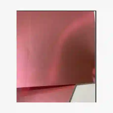 Cartulina Metalizada Oro Rosa Espejo 1/2 Pliego