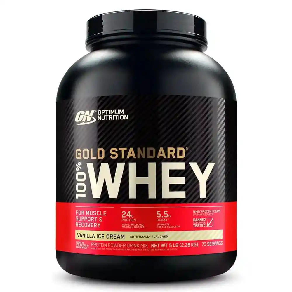 Gold Standard 100% Whey Optimum Nutrition 5 Lb Vanilla
