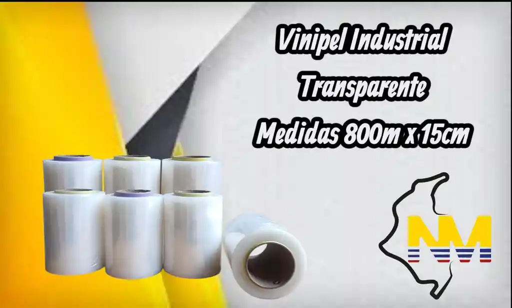 Vinipel Industrial Transparente 800m*15cm