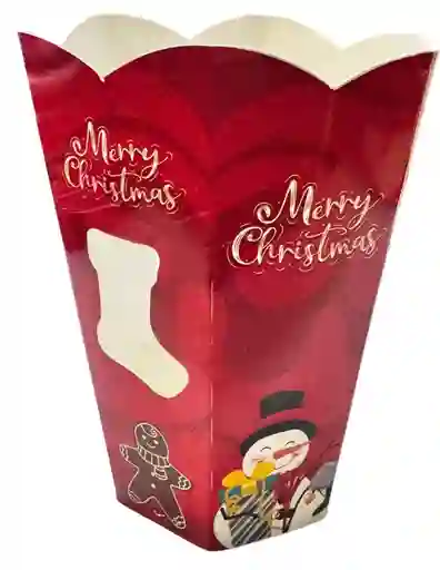 Nav Paquete De Faroles De Piso Diseño Navideño Pqt X10