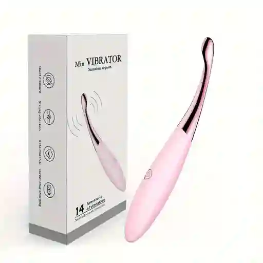 Mini Vibrador Estimulador Punto G - Clitoris- Pezones /14 Funciones