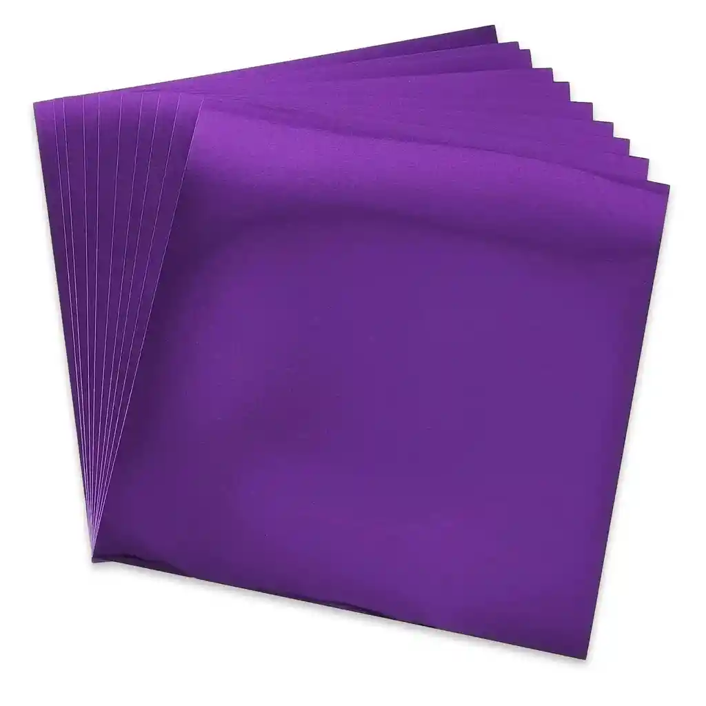 Cartulina Metalizada Morado Espejo 1/2 Pliego