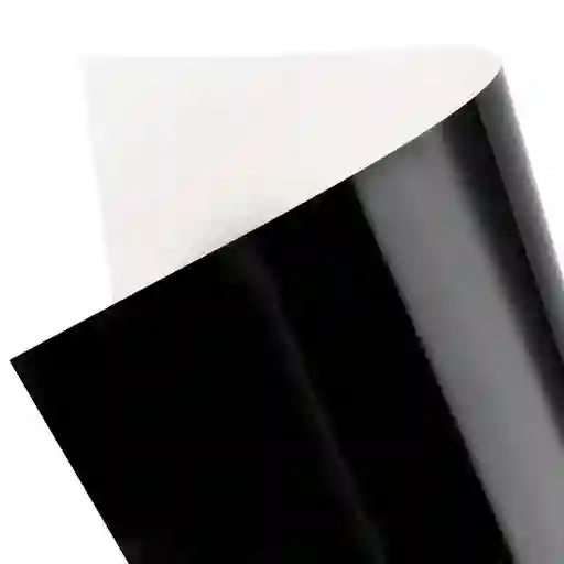 Cartulina Metalizada Negra Espejo 1/2 Pliego