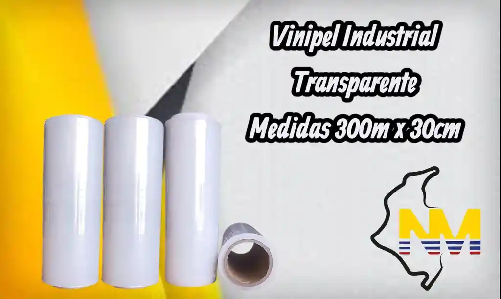 Vinipel Industrial Transparente 300m*30cm