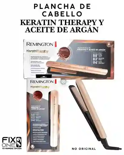 Plancha De Cabello Keratin Therapy Y Aceite De Argán