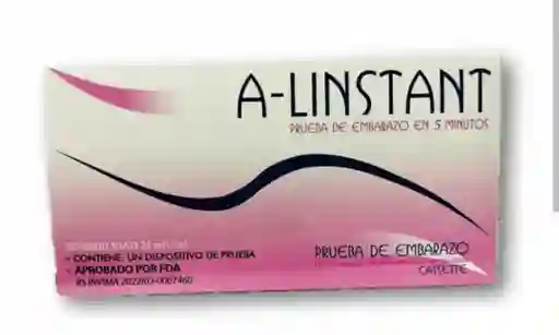 Prueba De Embarazo A-linstant Cassette Unidad