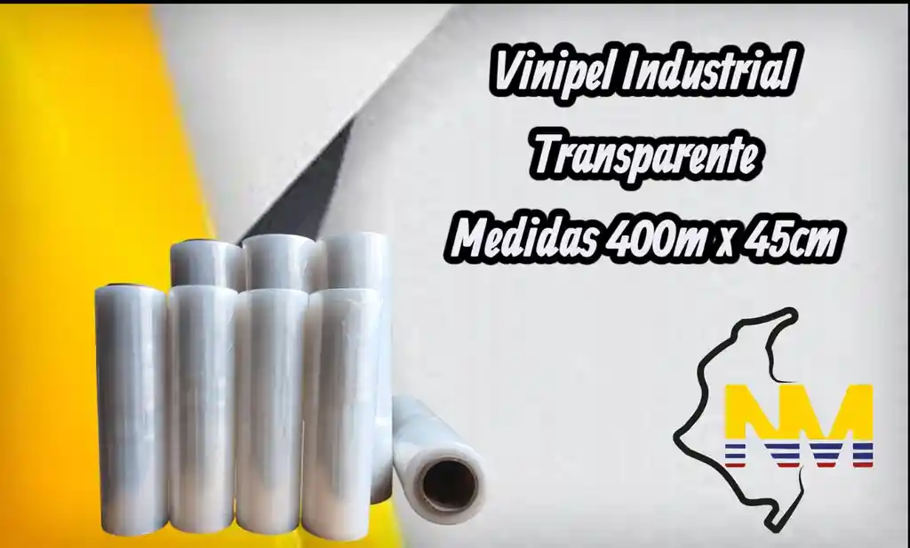 Vinipel Industrial Transparente 400m*45cm