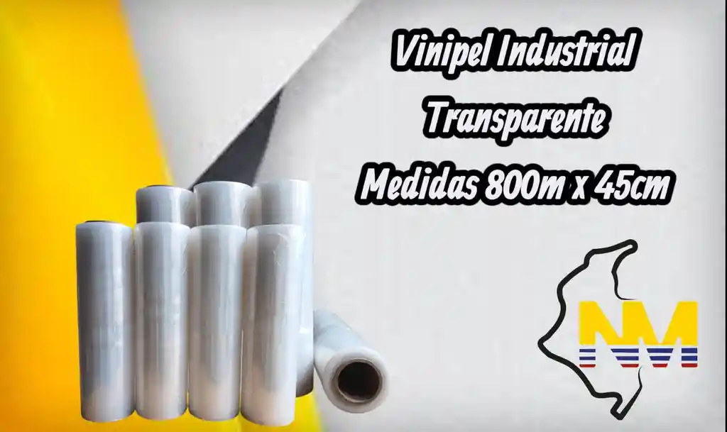 Vinipel Industrial Transparente 800m*45cm