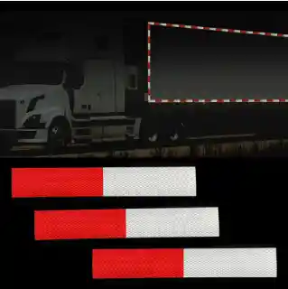 Cinta Tráiler 3m Roja-blanca (metro)