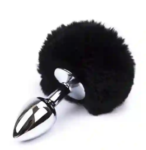 Plug Anal Cola De Conejo Bugs Negro