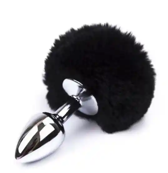 Plug Anal Cola De Conejo Bugs Negro