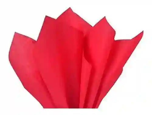 Papel Seda X 5 Pliego Color Rojo