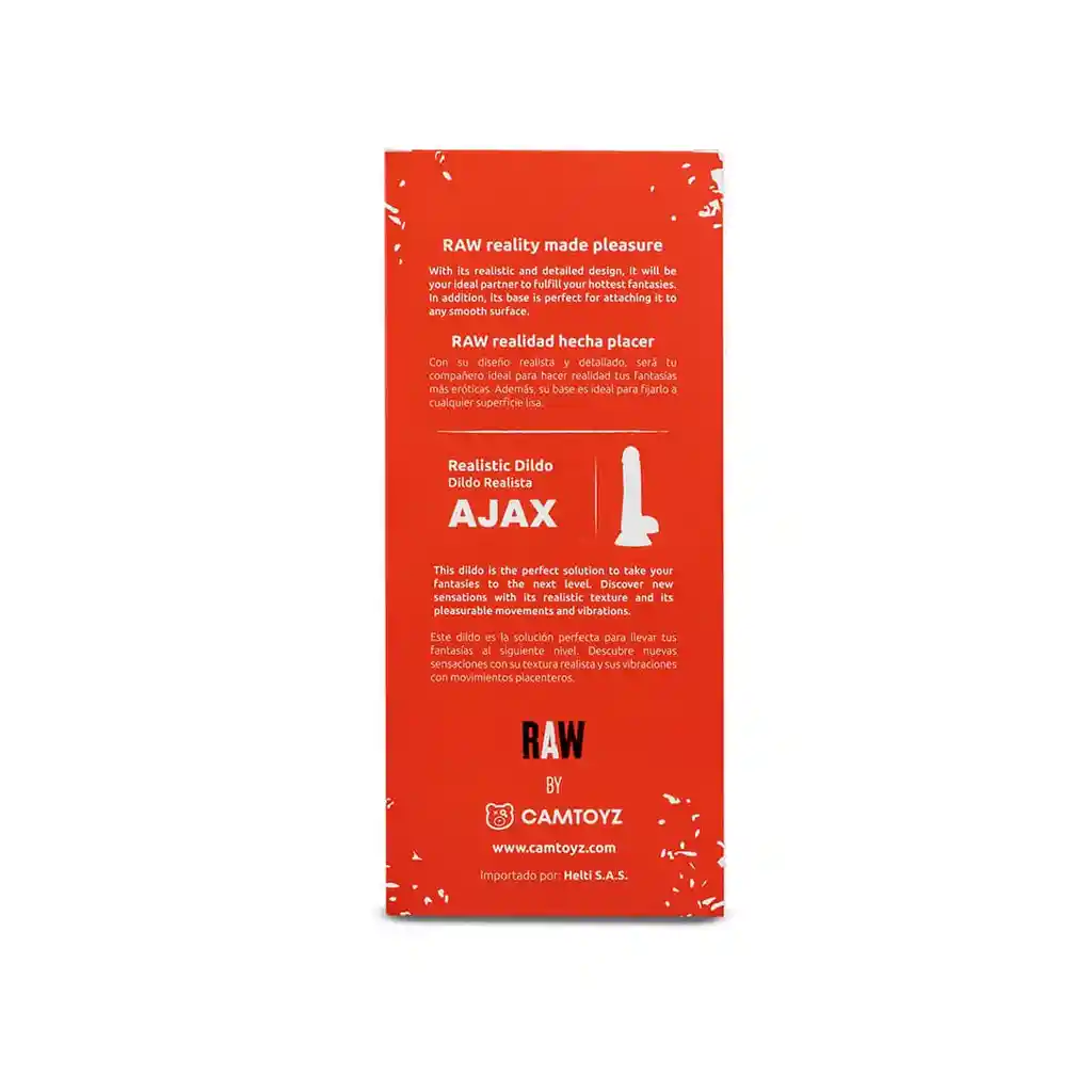 Dildo Pene Ultra Real Realista 19 Cm Ajax