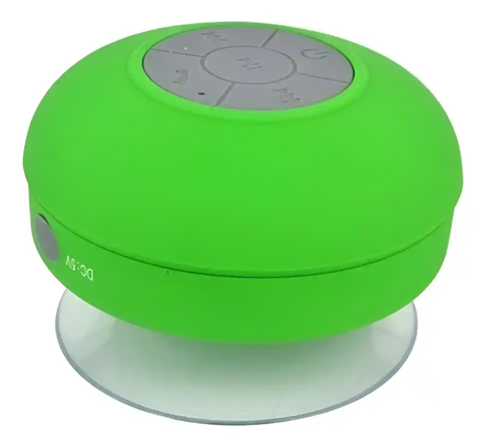 Mini Parlante Altavoz Bluetooth Waterproof Para Ducha Bts-06 - Verde