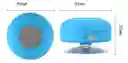 Mini Parlante Altavoz Bluetooth Waterproof Para Ducha Bts-06 - Azul