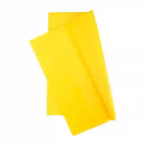 Papel Seda X 5 Pliego Color Amarillo