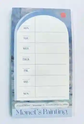 Libreta Organizador Semanal Tipo Potsi