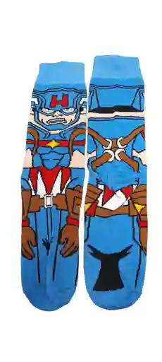 Medias Con Diseño De Capitan America