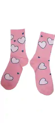 Medias Con Diseños De Corazon