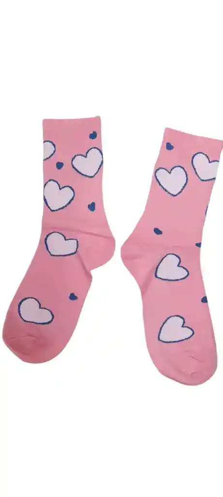 Medias Con Diseños De Corazon