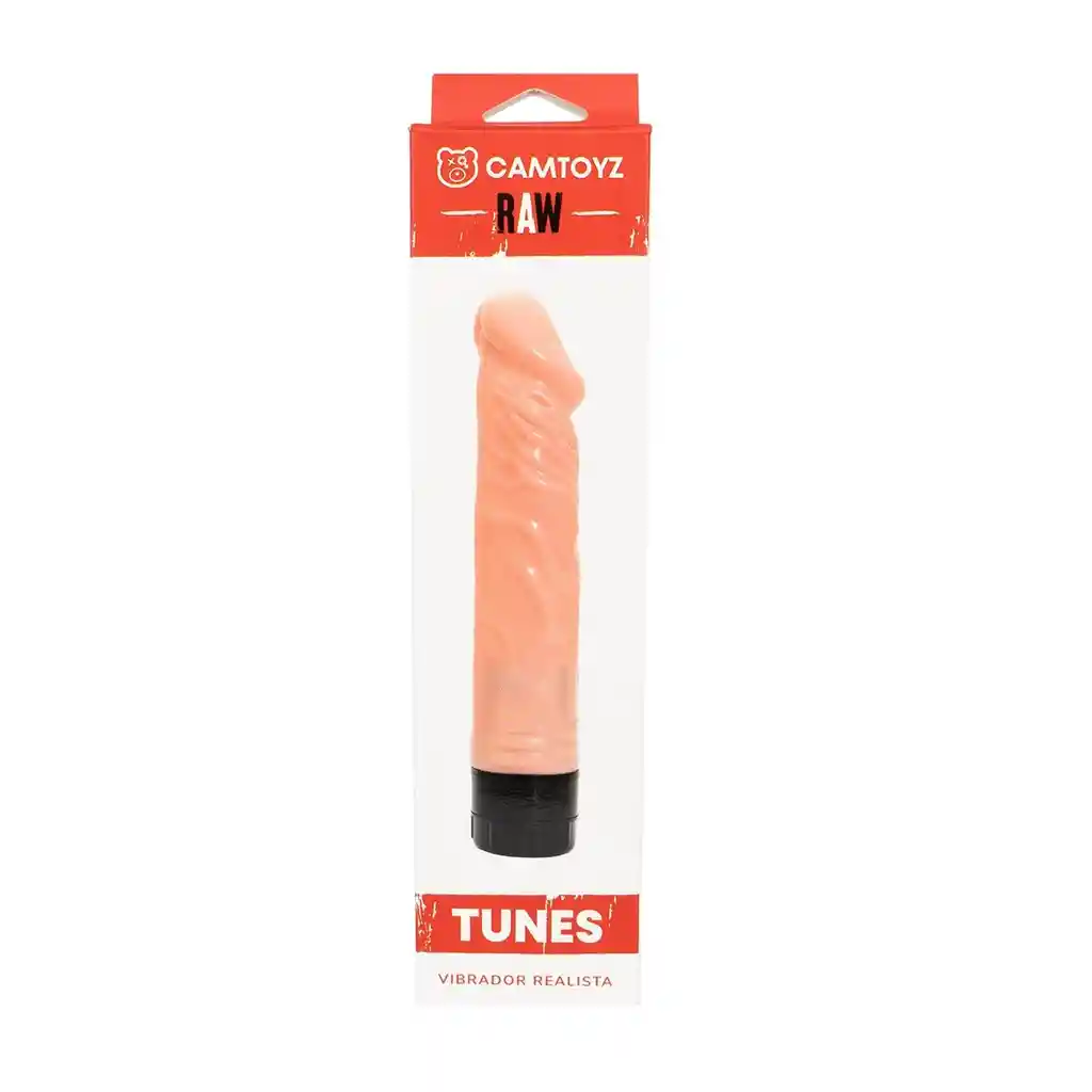Vibrador Realista Tunes Piel Camtoyz 20.5cm