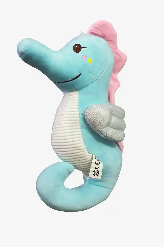 Peluche Caballito De Mar Azul Cielo 28cm