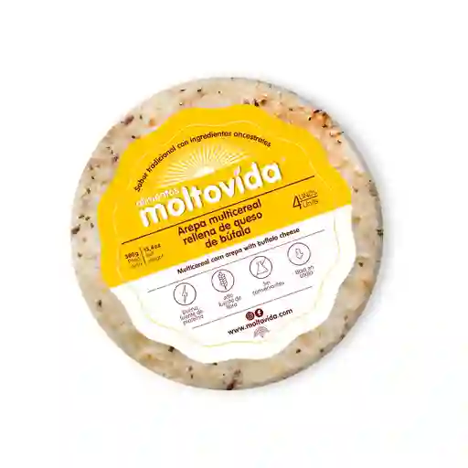 Arepa Multicereal Bufala X380g Moltovida