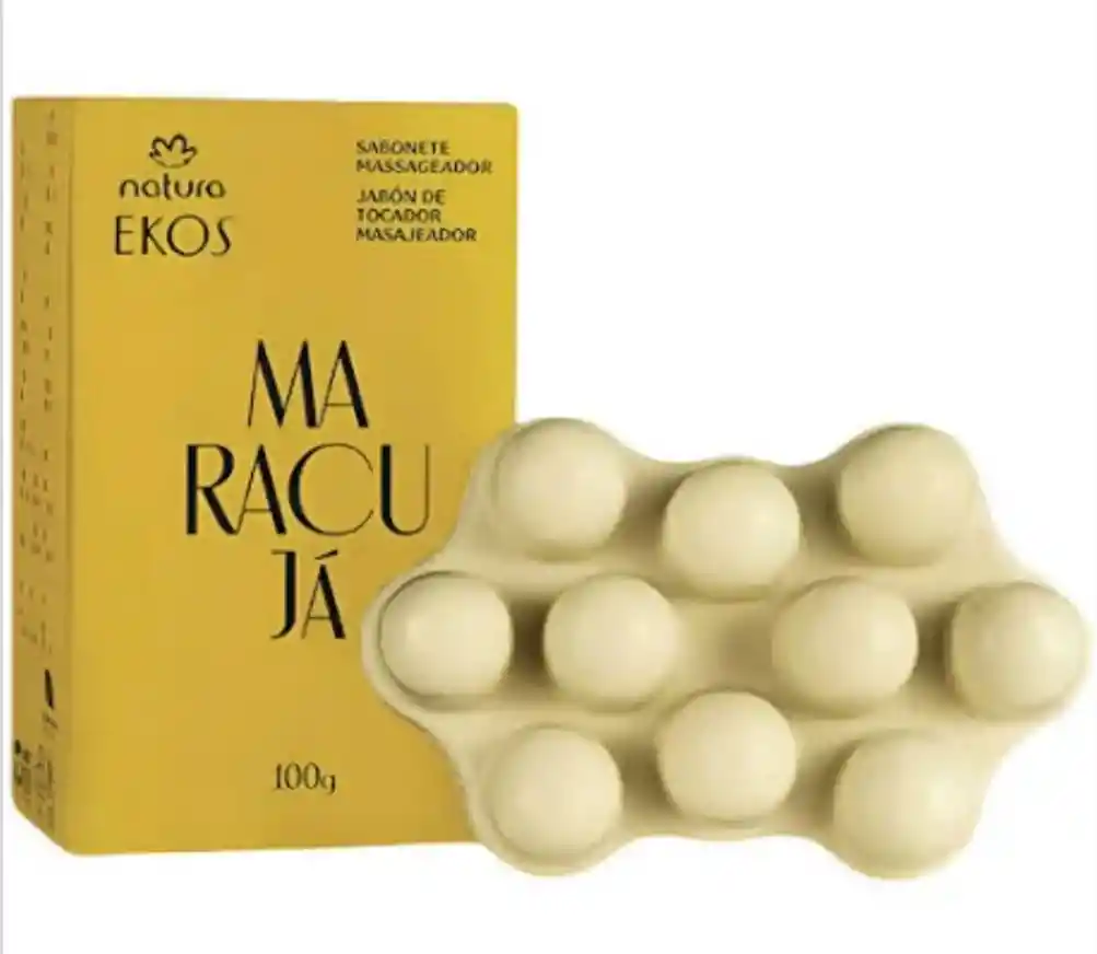 Jabón En Barra Masajeador Maracuya.