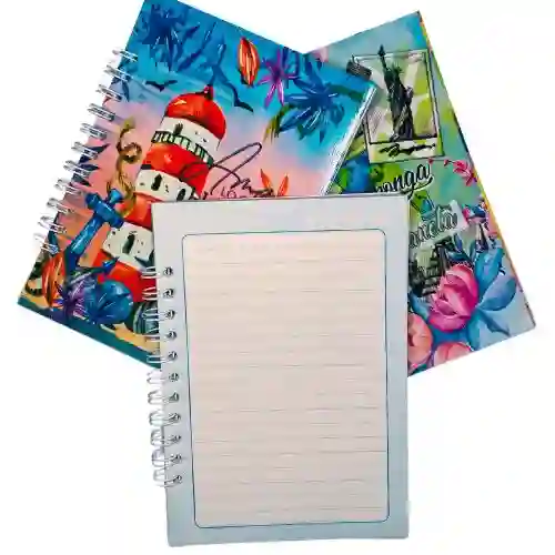 Libreta Sencilla Argollada Vertical - Femenino