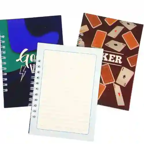 Libreta Sencilla Argollada Vertical - Masculino