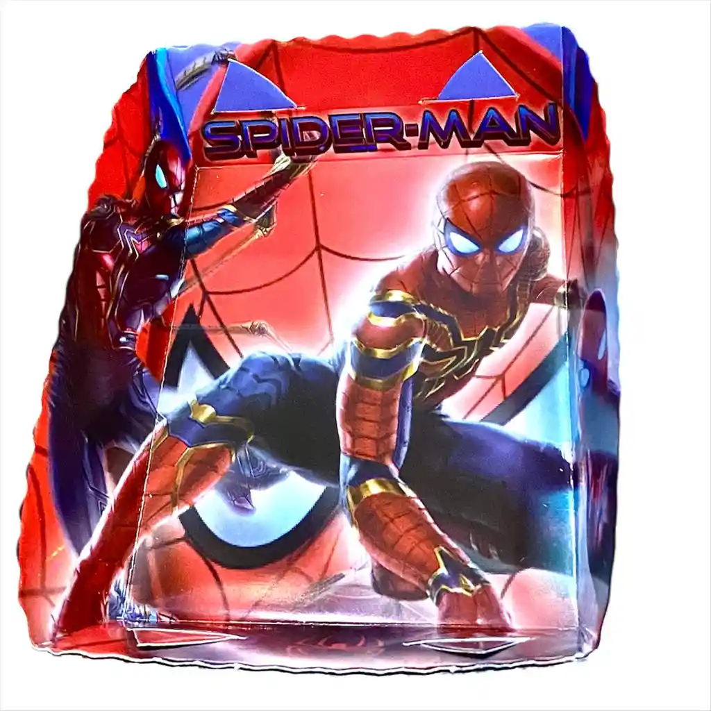 Plato Para Torta / Pudin Niño Spiderman X 12 Unidades