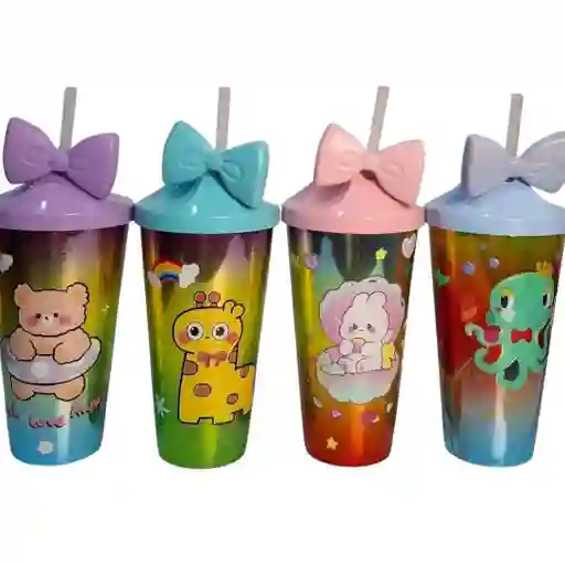 Termo Vaso Plasti Esprimir-moño