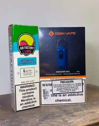 Geekvape – Dispositivo De Vapeo Recargable + E-liquid Air Factory