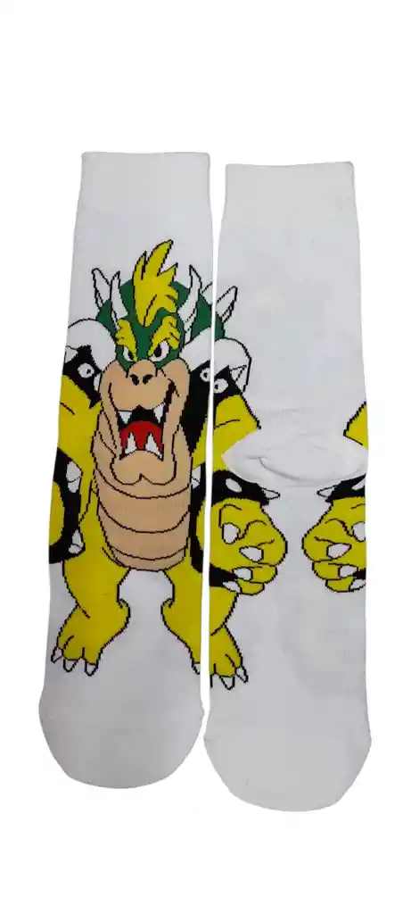 Medias Con Diseño De Bowser