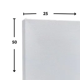Lienzo Para Pintura O Bastidor - 25 X 50