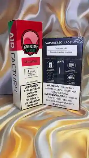 Combo Vaporesso Xros Mini + E-liquid Air Factory