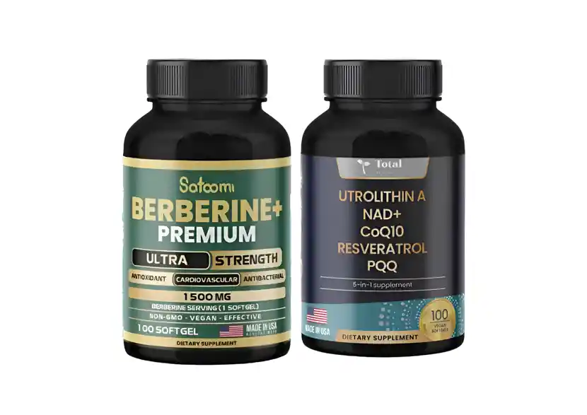 Combo Berberina Premiun // Utrolithin A Nad+ Coq10 Resveratrol Pqq