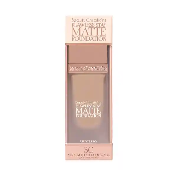 Base Beauty Creations Flawless Stay Liquid Foundation 3c