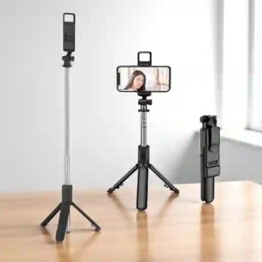 Porta Celular Selfie Led Mas Control