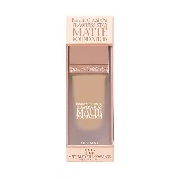 Base Beauty Creations Flawless Stay Liquid Foundation 4w