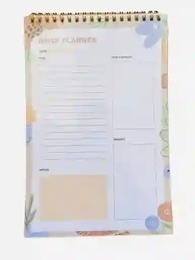 Planeadorn Diario Dayly Planner Minimalista Vertical Argollado 16.5x24.9cm 50hj